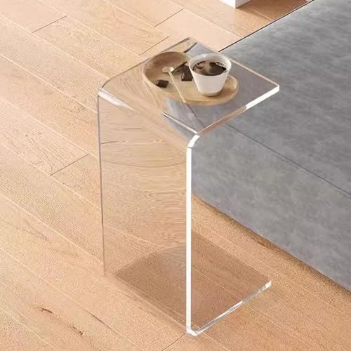 DGDHHSFJDJ C-förmiger Beistelltisch, Couchtisch aus Acryl für Wohnzimmer, Schlafzimmer, Büro, klares C-förmiges Design mit abgerundeten Kanten, leicht zu reinigen und sicher DGDHHSFJDJ C-förmiger Beistelltisch, Couchtisch aus Acryl für Wohnzimmer, Schlafzimmer, Büro, klares C-förmiges Design mit abgerundeten Kanten, leicht zu reinigen und sicher von DGDHHSFJDJ