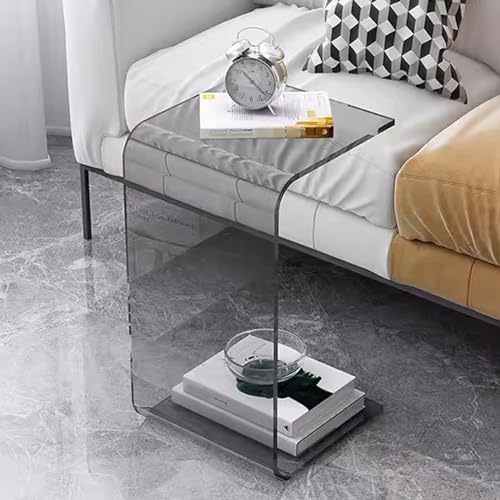 DGDHHSFJDJ C-förmiger Beistelltisch, Couchtisch aus Acryl für Wohnzimmer, Schlafzimmer, Büro, klares C-förmiges Design mit abgerundeten Kanten, leicht zu reinigen und sicher DGDHHSFJDJ C-förmiger Beistelltisch, Couchtisch aus Acryl für Wohnzimmer, Schlafzimmer, Büro, klares C-förmiges Design mit abgerundeten Kanten, leicht zu reinigen und sicher von DGDHHSFJDJ