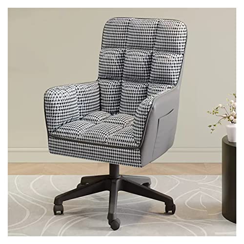 DGDHHSFJDJ Chefsessel aus Plüschstoff, verstellbares Design mit hoher Rückenlehne und Rädern, bequemer Drehsitz für Büro/Wohnzimmer DGDHHSFJDJ Chefsessel aus Plüschstoff, verstellbares Design mit hoher Rückenlehne und Rädern, bequemer Drehsitz für Büro/Wohnzimmer von DGDHHSFJDJ