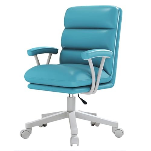 DGDHHSFJDJ Drehbarer Bürostuhl aus PU-Leder, 48–58 cm Verstellbereich, bequemer Computerstuhl. Ergonomisch gestaltete Rückenlehne, flexibel und leicht drehbar/Weiß DGDHHSFJDJ Drehbarer Bürostuhl aus PU-Leder, 48–58 cm Verstellbereich, bequemer Computerstuhl. Ergonomisch gestaltete Rückenlehne, flexibel und leicht drehbar/Weiß von DGDHHSFJDJ