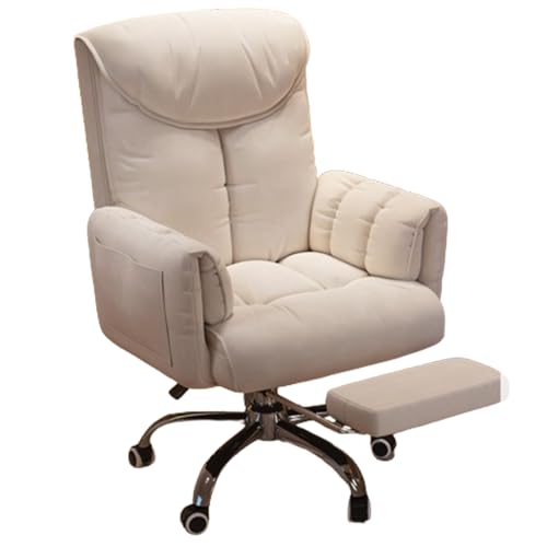 DGDHHSFJDJ Ergonomische Bürostühle Lazy Sofa für Schlafzimmer, Home-Office-Schreibtisch Computerstuhl Rückenlehne Verstellbarer Sitz für Wohnzimmer von DGDHHSFJDJ