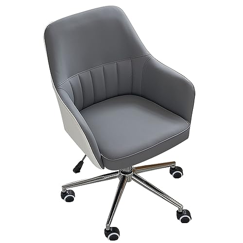 DGDHHSFJDJ Ergonomische Chefschreibtischstühle mit Verstellbarer Höhe und Armlehne, Drehbarer Bürostuhl mit Kippfunktion, stabile Metallbasis, PU-Leder DGDHHSFJDJ Ergonomische Chefschreibtischstühle mit Verstellbarer Höhe und Armlehne, Drehbarer Bürostuhl mit Kippfunktion, stabile Metallbasis, PU-Leder von DGDHHSFJDJ