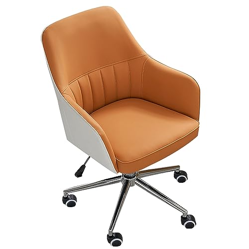 DGDHHSFJDJ Ergonomische Chefschreibtischstühle mit Verstellbarer Höhe und Armlehne, Drehbarer Bürostuhl mit Kippfunktion, stabile Metallbasis, PU-Leder DGDHHSFJDJ Ergonomische Chefschreibtischstühle mit Verstellbarer Höhe und Armlehne, Drehbarer Bürostuhl mit Kippfunktion, stabile Metallbasis, PU-Leder von DGDHHSFJDJ