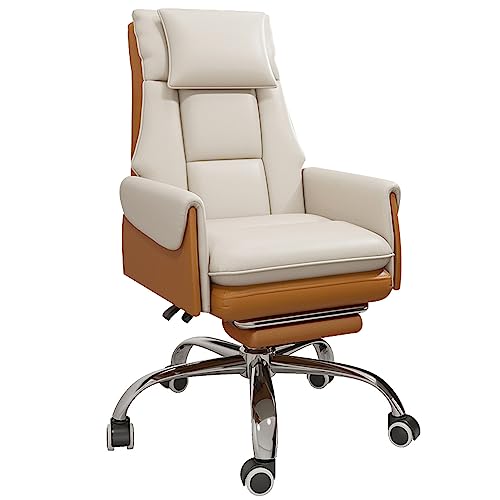 DGDHHSFJDJ Ergonomischer, bequemer Bürostuhl – verstellbares PU-Leder mit Fußstütze und Neigung, Computer-Schreibtischstuhl mit Rollen DGDHHSFJDJ Ergonomischer, bequemer Bürostuhl – verstellbares PU-Leder mit Fußstütze und Neigung, Computer-Schreibtischstuhl mit Rollen von DGDHHSFJDJ