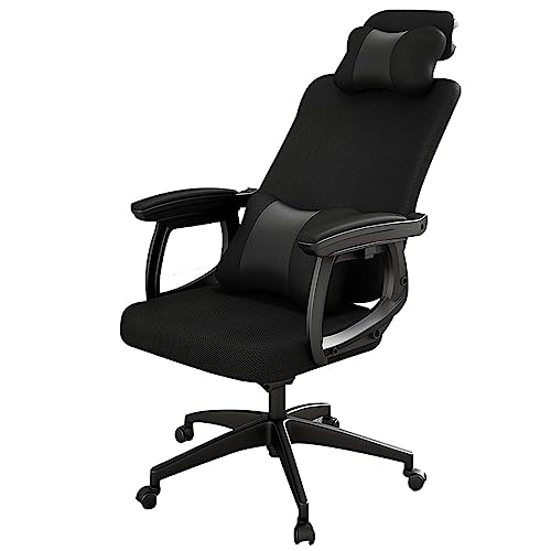 DGDHHSFJDJ Ergonomischer, höhenverstellbarer Schreibtischstuhl für zu Hause, drehbare Netz-Lendenwirbelstütze mit hoher Rückenlehne und Neigungsfunktion, Chefsessel fürs Büro, höhenverstellbar DGDHHSFJDJ Ergonomischer, höhenverstellbarer Schreibtischstuhl für zu Hause, drehbare Netz-Lendenwirbelstütze mit hoher Rückenlehne und Neigungsfunktion, Chefsessel fürs Büro, höhenverstellbar von DGDHHSFJDJ