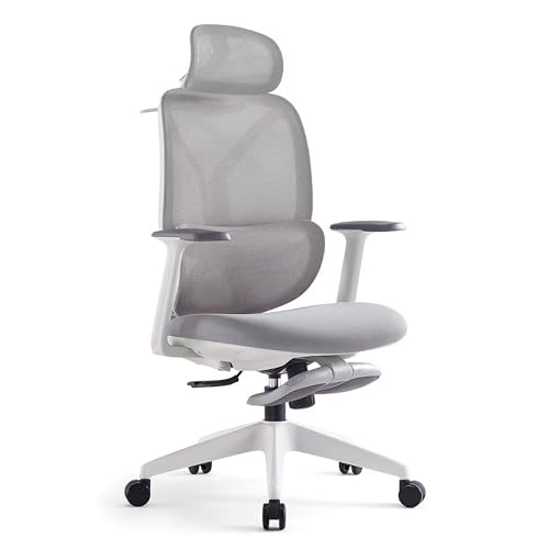 DGDHHSFJDJ Ergonomischer Büro- und Gaming-Stuhl mit 3D-Kopfstütze, einziehbarer Fußstütze und PU-Armlehnen. Ideal als bequemer Computer- oder Schreibtischstuhl für den Heimarbeitsplatz. von DGDHHSFJDJ