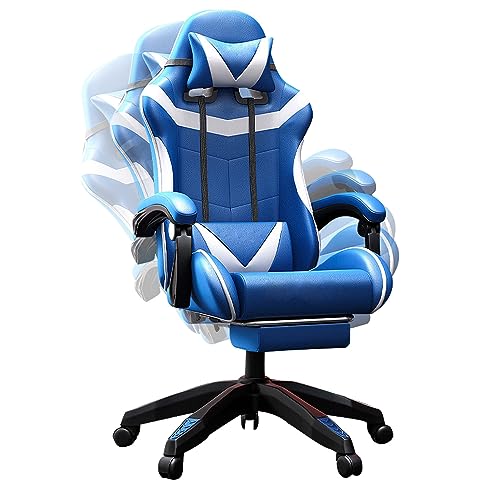 DGDHHSFJDJ Ergonomischer Bürostuhl – Verstellbare Kopfstütze und Höhe mit Neigefunktion, Drehstuhl mit hoher Rückenlehne für Gaming/Home Office DGDHHSFJDJ Ergonomischer Bürostuhl – Verstellbare Kopfstütze und Höhe mit Neigefunktion, Drehstuhl mit hoher Rückenlehne für Gaming/Home Office von DGDHHSFJDJ