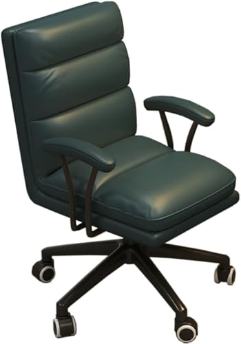 DGDHHSFJDJ Ergonomischer Bürostuhl für zu Hause mit höhenverstellbarer Armlehne und Rückenlehnenunterstützung für Arbeitszimmer/Schlafzimmer, bequemer Computer-Schreibtischstuhl von DGDHHSFJDJ