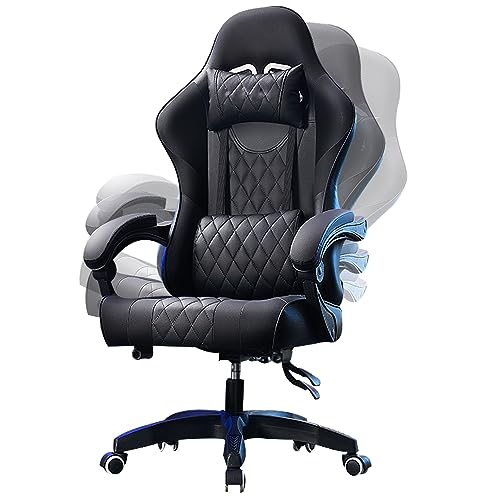 DGDHHSFJDJ Ergonomischer Bürostuhl mit Verstellbarer Kopfstütze, Lordosenstütze und Neigefunktion, PU-Leder-Computer-Gaming-Rollschreibtisch-Chefdrehstuhl DGDHHSFJDJ Ergonomischer Bürostuhl mit Verstellbarer Kopfstütze, Lordosenstütze und Neigefunktion, PU-Leder-Computer-Gaming-Rollschreibtisch-Chefdrehstuhl von DGDHHSFJDJ