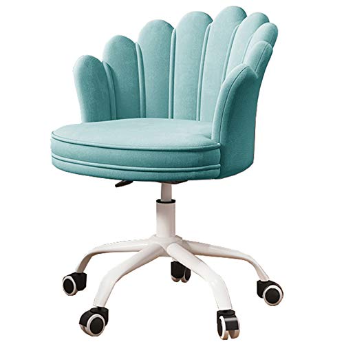 DGDHHSFJDJ Ergonomischer Bürostuhl mit gewellter Rückenlehne und Rollen. Verstellbare Sitzhöhe. Drehstuhl für das Homeoffice. Bequemer und stilvoller Chefsessel. von DGDHHSFJDJ