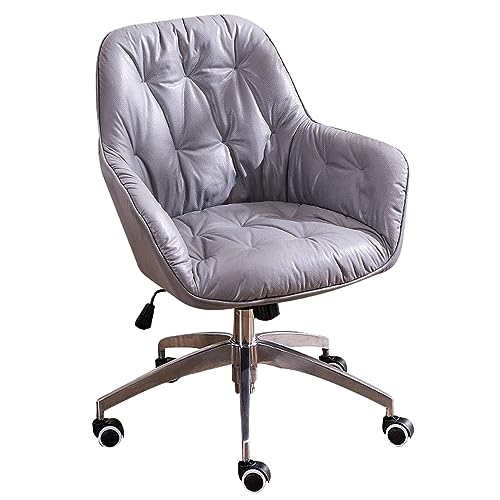 DGDHHSFJDJ Ergonomischer Chefsessel mit mittelhoher Rückenlehne – verstellbares PU-Leder mit Armlehnen und Drehgelenk, Schmink-/Computer-Arbeitsstuhl DGDHHSFJDJ Ergonomischer Chefsessel mit mittelhoher Rückenlehne – verstellbares PU-Leder mit Armlehnen und Drehgelenk, Schmink-/Computer-Arbeitsstuhl von DGDHHSFJDJ