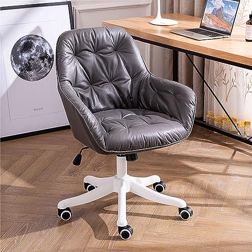DGDHHSFJDJ Ergonomischer Drehstuhl – verstellbares PU-Leder mit Armlehnen und Rädern, gepolsterter Freizeitstuhl für Zuhause/Arbeitszimmer DGDHHSFJDJ Ergonomischer Drehstuhl – verstellbares PU-Leder mit Armlehnen und Rädern, gepolsterter Freizeitstuhl für Zuhause/Arbeitszimmer von DGDHHSFJDJ