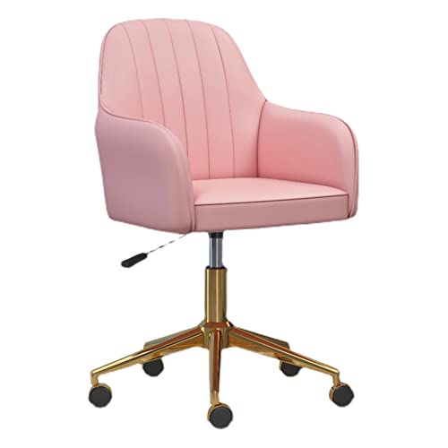 DGDHHSFJDJ Ergonomischer Schreibtischstuhl für das Home Office mit 360°-Drehrollen und Verstellbarer Sitzhöhe. Computerstuhl mit gewölbter Sitzfläche in rosa Kunstleder-Finish DGDHHSFJDJ Ergonomischer Schreibtischstuhl für das Home Office mit 360°-Drehrollen und Verstellbarer Sitzhöhe. Computerstuhl mit gewölbter Sitzfläche in rosa Kunstleder-Finish von DGDHHSFJDJ