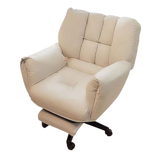 DGDHHSFJDJ Ergonomischer Schreibtischstuhl für zu Hause, bequem, moderner Lazy-Sofa-Stuhl mit 360°-Drehrädern, mit einziehbarer Fußstütze DGDHHSFJDJ Ergonomischer Schreibtischstuhl für zu Hause, bequem, moderner Lazy-Sofa-Stuhl mit 360°-Drehrädern, mit einziehbarer Fußstütze von DGDHHSFJDJ