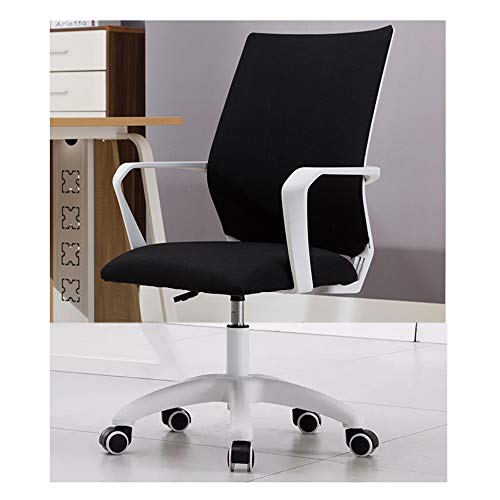 DGDHHSFJDJ Ergonomischer Zeichenstuhl mit festen Armlehnen und Schwammmatten. Computer-Arbeits-Büro-Schreibtischstuhl mit Rollen für Komfort und Unterstützung. Schönes graues Design von DGDHHSFJDJ