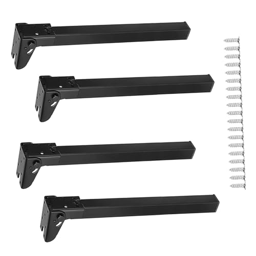 DGDHHSFJDJ Ersatz-Tischbeine aus Metall, 20 cm/25 cm/30 cm/35 cm, für Büroschreibtische, Laptoptische, klappbare Tischbeine, 4er-Pack, robust und langlebig, ideal für DIY-Möbelprojekte von DGDHHSFJDJ
