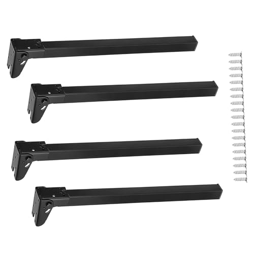 DGDHHSFJDJ Ersatz-Tischbeine aus Metall, 20 cm/25 cm/30 cm/35 cm, für Büroschreibtische, Laptoptische, klappbare Tischbeine, 4er-Set, stabil und verstellbar, perfekt für Heimwerkerprojekte von DGDHHSFJDJ
