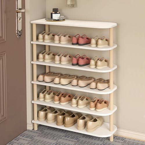 DGDHHSFJDJ Freistehendes Schuhregal aus Kiefernholz mit 5 Ebenen, schmale Aufbewahrung für Eingangsbereiche, Flure und Wohnungen DGDHHSFJDJ Freistehendes Schuhregal aus Kiefernholz mit 5 Ebenen, schmale Aufbewahrung für Eingangsbereiche, Flure und Wohnungen von DGDHHSFJDJ