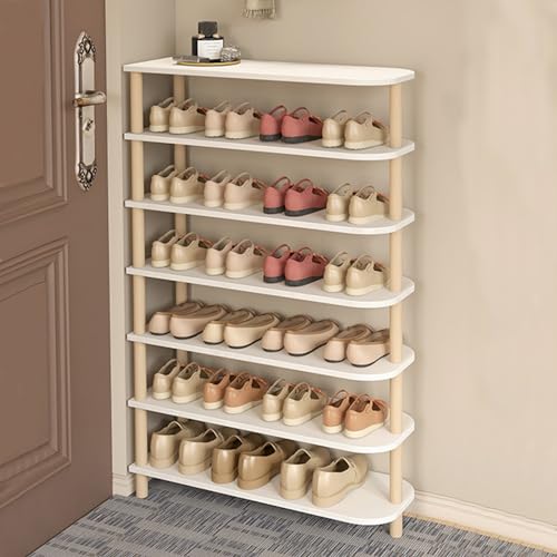 DGDHHSFJDJ Freistehendes Schuhregal aus Kiefernholz mit 5 Ebenen, schmale Aufbewahrung für Eingangsbereiche, Flure und Wohnungen DGDHHSFJDJ Freistehendes Schuhregal aus Kiefernholz mit 5 Ebenen, schmale Aufbewahrung für Eingangsbereiche, Flure und Wohnungen von DGDHHSFJDJ
