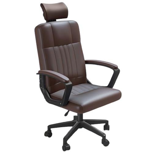 DGDHHSFJDJ Gaming-Stuhl, PU-Leder-Studierstuhl, ergonomische Bürostühle, Lazy Sofa für Schlafzimmer, höhenverstellbarer, Verstellbarer Schreibtischsitz für Wohnzimmer von DGDHHSFJDJ