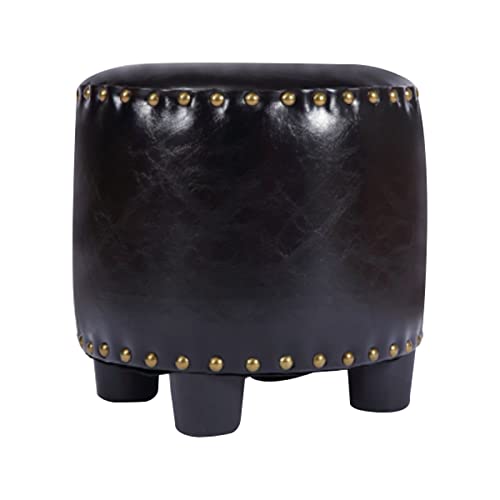 DGDHHSFJDJ Gepolsterter Fußhocker-Beistelltisch – Kleine Bank aus Leder und Massivholz, niedriger Hocker für Wohnzimmer, Couchtisch, Schuhwechselhocker – Stilvolle runde Wohnmöbel DGDHHSFJDJ Gepolsterter Fußhocker-Beistelltisch – Kleine Bank aus Leder und Massivholz, niedriger Hocker für Wohnzimmer, Couchtisch, Schuhwechselhocker – Stilvolle runde Wohnmöbel von DGDHHSFJDJ