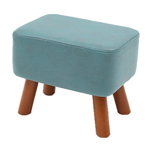DGDHHSFJDJ Gepolsterter Fußhocker und Beistelltisch – multifunktionaler Kleiner Hocker für Sofa, Balkon und Wohnzimmer – robuste, verschleißfeste Fußstützenbank aus technischem Gewebe von DGDHHSFJDJ