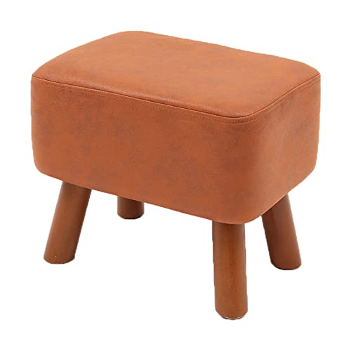 DGDHHSFJDJ Gepolsterter Fußhocker und Beistelltisch – multifunktionaler Kleiner Hocker für Sofa, Balkon und Wohnzimmer – robuste, verschleißfeste Fußstützenbank aus technischem Gewebe von DGDHHSFJDJ