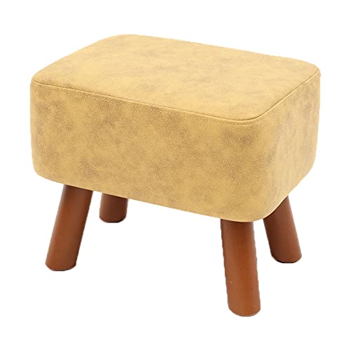 DGDHHSFJDJ Gepolsterter Fußhocker und Beistelltisch – multifunktionaler Kleiner Hocker für Sofa, Balkon und Wohnzimmer – robuste, verschleißfeste Fußstützenbank aus technischem Gewebe von DGDHHSFJDJ