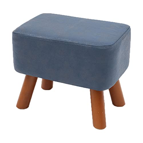 DGDHHSFJDJ Gepolsterter Fußhocker und Beistelltisch – multifunktionaler Kleiner Hocker für Sofa, Balkon und Wohnzimmer – robuste, verschleißfeste Fußstützenbank aus technischem Gewebe von DGDHHSFJDJ