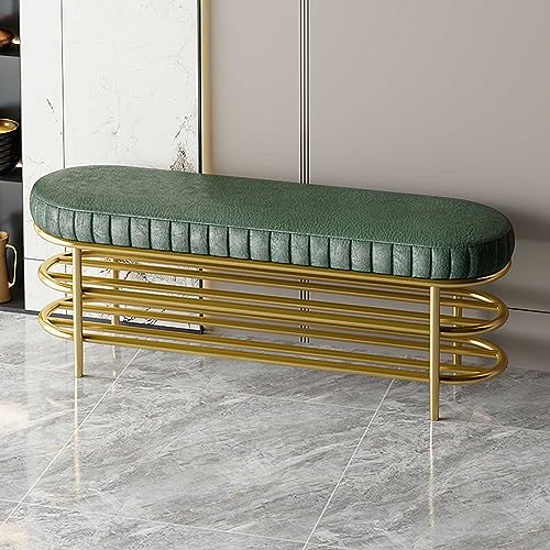 DGDHHSFJDJ Goldfarbene Schuhbank aus Metall mit Stauraum, 2-lagiges Eingangsregal, schmaler Flursitz für das Wohnzimmer, stilvoller Schuhhalter mit bequemer Sitzgelegenheit DGDHHSFJDJ Goldfarbene Schuhbank aus Metall mit Stauraum, 2-lagiges Eingangsregal, schmaler Flursitz für das Wohnzimmer, stilvoller Schuhhalter mit bequemer Sitzgelegenheit von DGDHHSFJDJ