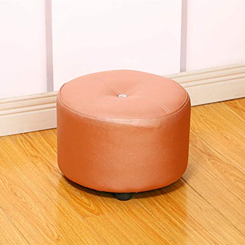 DGDHHSFJDJ Hellblauer runder Lederpouf – Moderne Fußstütze und Fußhocker für Couchtisch, Schuhwechsel, bequemer Ottoman – 31 x 31 x 23 cm DGDHHSFJDJ Hellblauer runder Lederpouf – Moderne Fußstütze und Fußhocker für Couchtisch, Schuhwechsel, bequemer Ottoman – 31 x 31 x 23 cm von DGDHHSFJDJ