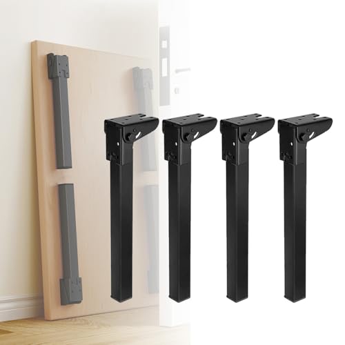 DGDHHSFJDJ Klappbare Tischbeine aus Metall – Höhenverstellbare Ersatzstützen für Esstische, Betten und Schränke von 15 bis 61 cm – 25,4 cm vielseitige Größe inklusive DGDHHSFJDJ Klappbare Tischbeine aus Metall – Höhenverstellbare Ersatzstützen für Esstische, Betten und Schränke von 15 bis 61 cm – 25,4 cm vielseitige Größe inklusive von DGDHHSFJDJ