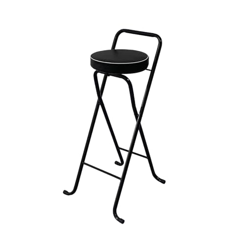 DGDHHSFJDJ Klappbarer Barhocker mit PU-Polsterung, runder Frühstückshocker mit Fußstütze, tragbarer Stuhl in Thekenhöhe für Küche, Garten, Café DGDHHSFJDJ Klappbarer Barhocker mit PU-Polsterung, runder Frühstückshocker mit Fußstütze, tragbarer Stuhl in Thekenhöhe für Küche, Garten, Café von DGDHHSFJDJ