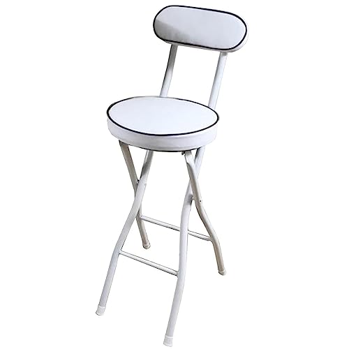 DGDHHSFJDJ Klappbarer Frühstücksbarhocker mit gepolsterter Sitzfläche und Rückenlehne – Tragbar für den Außenbereich, das Büro, Gartenpartys, 60 cm/23,6 Zoll Höhe, 300 lbs/136 kg Tragkraft DGDHHSFJDJ Klappbarer Frühstücksbarhocker mit gepolsterter Sitzfläche und Rückenlehne – Tragbar für den Außenbereich, das Büro, Gartenpartys, 60 cm/23,6 Zoll Höhe, 300 lbs/136 kg Tragkraft von DGDHHSFJDJ