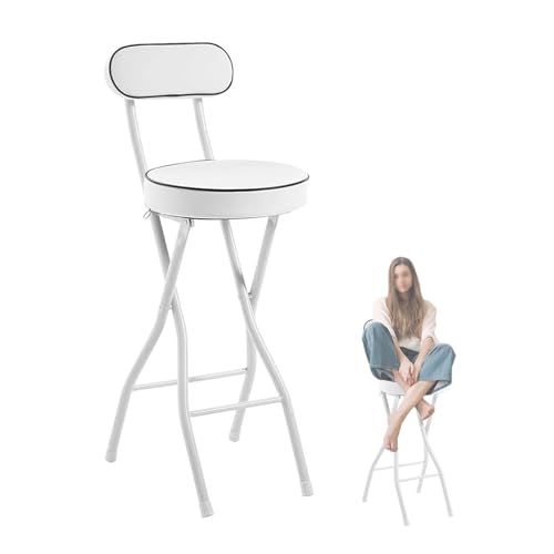 DGDHHSFJDJ Klappbarer Hocker in Thekenhöhe mit gepolstertem Kissen, Keine Montage erforderlich, 22/24/26 Zoll Küchenklappstuhl für Erwachsene, Bar, Party DGDHHSFJDJ Klappbarer Hocker in Thekenhöhe mit gepolstertem Kissen, Keine Montage erforderlich, 22/24/26 Zoll Küchenklappstuhl für Erwachsene, Bar, Party von DGDHHSFJDJ