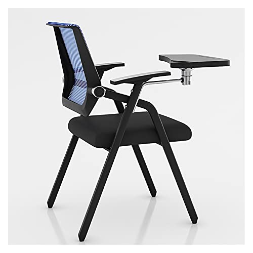 DGDHHSFJDJ Klassenzimmerstuhl mit angeschlossenem Schreibtisch, Netzrückenlehne, Tablet-Sessel mit gepolsterter Sitzfläche und Tablet-Armlehne für Rechtshänder von DGDHHSFJDJ