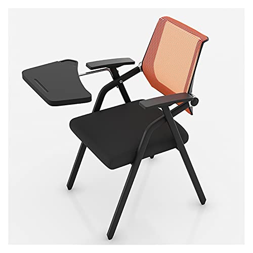 DGDHHSFJDJ Klassenzimmerstuhl mit angeschlossenem Schreibtisch, Netzrückenlehne, Tablet-Sessel mit gepolsterter Sitzfläche und Tablet-Armlehne für Rechtshänder von DGDHHSFJDJ