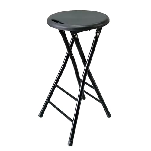 DGDHHSFJDJ Leichter, klappbarer Barhocker aus Kunststoff mit Griffen für den Innen- und Außenbereich, ideal für Küche, Garten und Terrasse, langlebiges Design, Sitzhöhe 70 cm von DGDHHSFJDJ