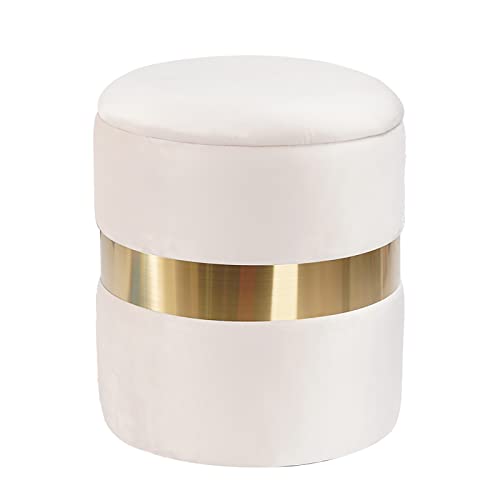 DGDHHSFJDJ Luxueux Pouf en Velours doré Avec Rangement, Chaise de coiffeuse Ronde en Peluche Pour Salon et Dressing, Tabouret Repose-Pieds rembourré Avec compartiment caché DGDHHSFJDJ Luxueux Pouf en Velours doré Avec Rangement, Chaise de coiffeuse Ronde en Peluche Pour Salon et Dressing, Tabouret Repose-Pieds rembourré Avec compartiment caché von DGDHHSFJDJ
