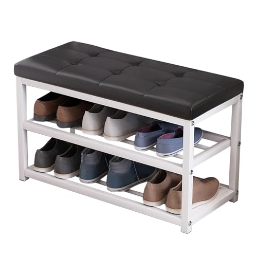 DGDHHSFJDJ Moderne Schuhbank – Platzsparende Sitzgelegenheit & Ablage (150kg Tragkraft) für Flure, Korridore & Wohnzimmer von DGDHHSFJDJ