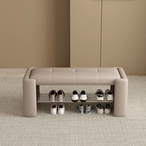 DGDHHSFJDJ Moderne Schuhregalbank für den Eingangsbereich mit gepolsterter Sitzfläche, Schuhaufbewahrung für den Flur, für Wohnzimmer und Schlafzimmer DGDHHSFJDJ Moderne Schuhregalbank für den Eingangsbereich mit gepolsterter Sitzfläche, Schuhaufbewahrung für den Flur, für Wohnzimmer und Schlafzimmer von DGDHHSFJDJ