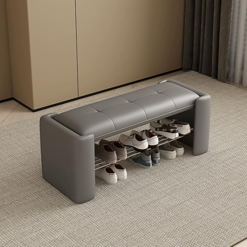 DGDHHSFJDJ Moderne Schuhregalbank für den Eingangsbereich mit gepolsterter Sitzfläche, Schuhaufbewahrung für den Flur, für Wohnzimmer und Schlafzimmer von DGDHHSFJDJ