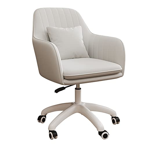 DGDHHSFJDJ Moderner Bürostuhl aus Samt, 360° drehbar und höhenverstellbar, ergonomischer Schreibtischstuhl mit niedriger Rückenlehne und Rollen für Schlafzimmer/Frisiertisch/Arbeitszimmer von DGDHHSFJDJ