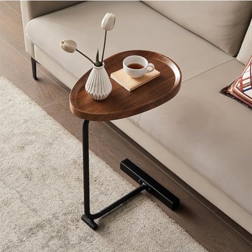 DGDHHSFJDJ Moderner C-Beistelltisch, 45 x 30 x 60 cm, Metallrahmen-Design. Perfekter schmaler Akzenttisch für Wohnzimmer, Sofas oder Schlafzimmer von DGDHHSFJDJ
