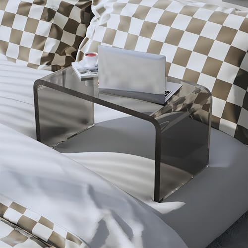 DGDHHSFJDJ Moderner C-Tisch aus Acryl, kristallklares Mehrzweckdesign, dient als Laptopständer, Couchtisch neben dem Sofa oder Badezimmer-Kosmetiktablett DGDHHSFJDJ Moderner C-Tisch aus Acryl, kristallklares Mehrzweckdesign, dient als Laptopständer, Couchtisch neben dem Sofa oder Badezimmer-Kosmetiktablett von DGDHHSFJDJ