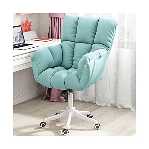 DGDHHSFJDJ Moderner Schreibtischstuhl mit hoher Rückenlehne, Drehfunktion, verstellbaren Rollen zur Lordosenstütze und ergonomischem Design für das Homeoffice oder den Schminktisch DGDHHSFJDJ Moderner Schreibtischstuhl mit hoher Rückenlehne, Drehfunktion, verstellbaren Rollen zur Lordosenstütze und ergonomischem Design für das Homeoffice oder den Schminktisch von DGDHHSFJDJ