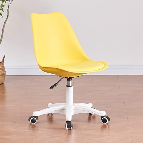 DGDHHSFJDJ Moderner ergonomischer Schreibtischstuhl aus Acryl mit 360°-Drehhöhenverstellung und Rollen von DGDHHSFJDJ