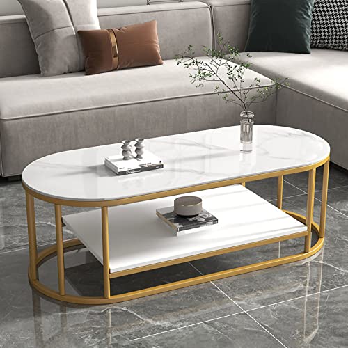 DGDHHSFJDJ Moderner ovaler Couchtisch – Platte aus Sinterstein mit Stahlrahmen. Mit Ablagefläche, perfekt für Wohnzimmer, Büro oder Café. Einfach zu montieren DGDHHSFJDJ Moderner ovaler Couchtisch – Platte aus Sinterstein mit Stahlrahmen. Mit Ablagefläche, perfekt für Wohnzimmer, Büro oder Café. Einfach zu montieren von DGDHHSFJDJ