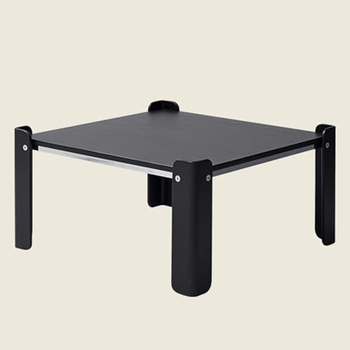 DGDHHSFJDJ Moderner quadratischer Couchtisch, schwarzer Beistelltisch aus Holz mit Metallrahmen, vielseitiger, niedriger ESS- und Arbeitstisch für Wohnzimmer und Büro DGDHHSFJDJ Moderner quadratischer Couchtisch, schwarzer Beistelltisch aus Holz mit Metallrahmen, vielseitiger, niedriger ESS- und Arbeitstisch für Wohnzimmer und Büro von DGDHHSFJDJ