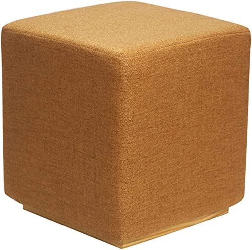 DGDHHSFJDJ Moderner quadratischer gepolsterter Fußhocker Ottoman mit gepolstertem Schaumstoffsitz für den Schminktisch von DGDHHSFJDJ